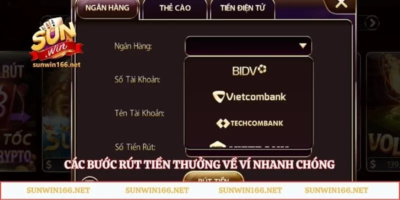 Các bước rút tiền thưởng về ví nhanh chóng
