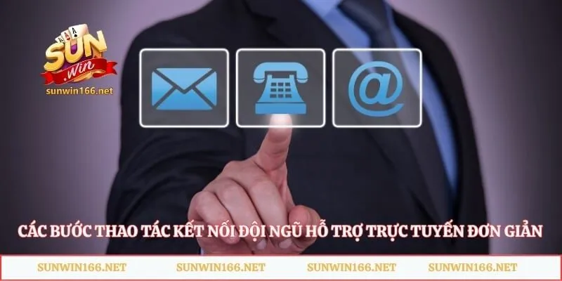 Các bước thao tác kết nối đội ngũ hỗ trợ trực tuyến đơn giản