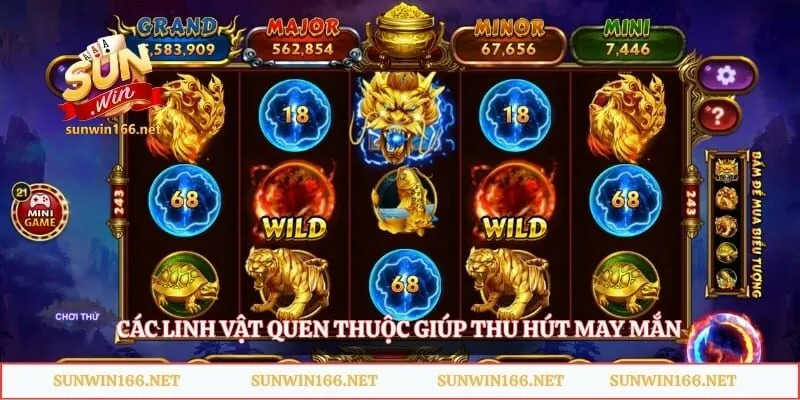 Các linh vật quen thuộc giúp thu hút may mắn