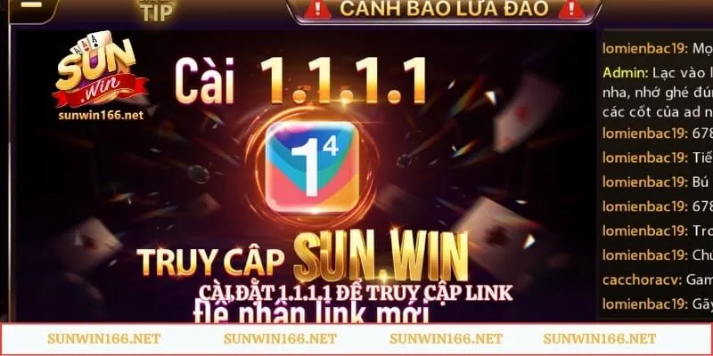 Link Vào Sunwin - Truy Cập Nhanh Với Đường Dẫn Chính Thức 3 Cài đặt 1.1.1.1 để truy cập link