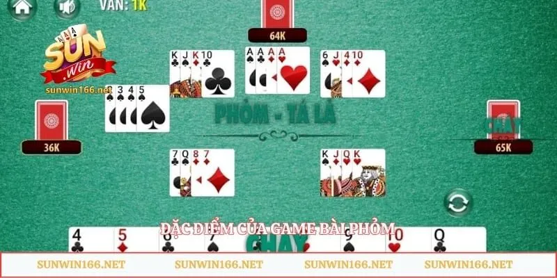 Phỏm Sunwin - Bí Kíp Đánh Tá Lả Thắng Đậm Cho Cao Thủ 2026 1 Đặc điểm của game bài Phỏm