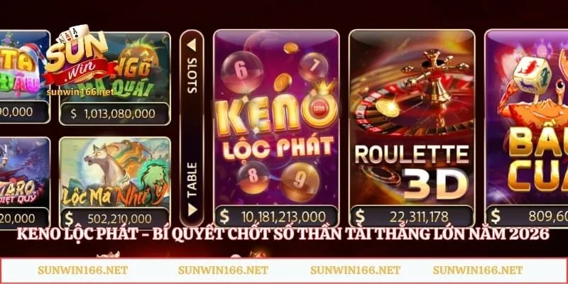 Keno Lộc Phát - Bí Quyết Chốt Số Thần Tài Thắng Lớn Năm 2026