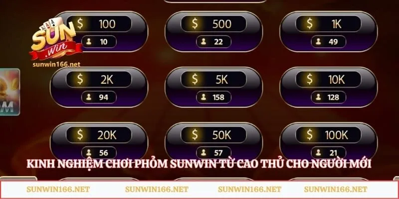 Kinh nghiệm chơi Phỏm Sunwin từ cao thủ cho người mới