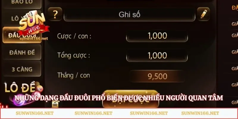 Những dạng đầu đuôi phổ biến được nhiều người quan tâm
